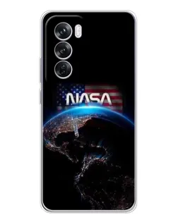 Чехол для OPPO A5 5G с картинкой «Земля из космоса NASA»
