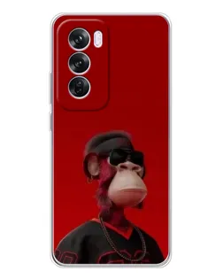 Чохол для OPPO A5 5G з картинкою «Bored Ape в червоному»
