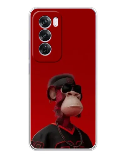 Чехол для OPPO A5 5G с картинкой «Bored Ape в красном» Чехол для OPPO A5 5G с картинкой «Bored Ape в красном»