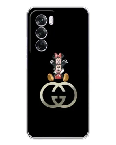 Чехол для OPPO A5 5G с картинкой «Минни Маус на лого»