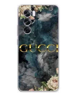 Чохол для OPPO A5 5G з картинкою «Абстрактні квіти Gucci»