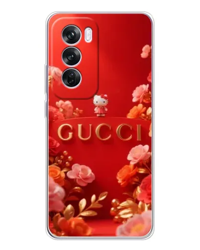 Чехол для OPPO A5 5G с картинкой «Gucci — золотой сад»