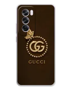 Чохол для OPPO A5 5G з картинкою «Gucci — золотий метелик»