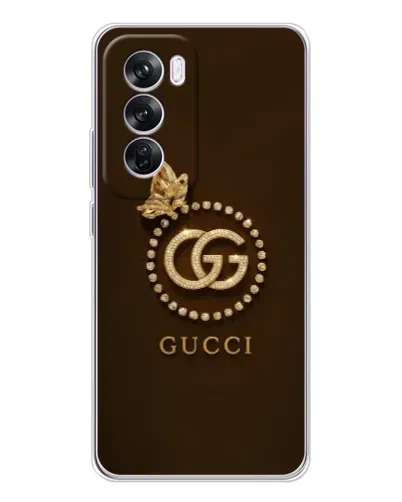 Чехол для OPPO A5 5G с картинкой «Gucci — золотая бабочка»