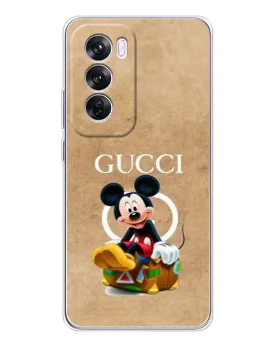 Чехол для OPPO A5 5G с картинкой «Микки Маус Gucci — крафт»