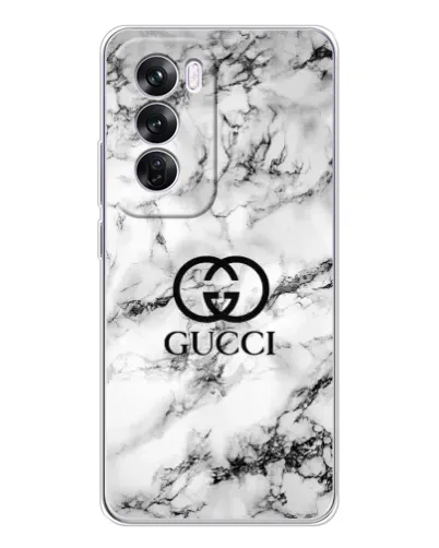 Чехол для OPPO A5 5G с картинкой «Gucci — мраморный шик»