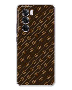 Чохол для OPPO A5 5G з картинкою «Gucci — золоті діагоналі»
