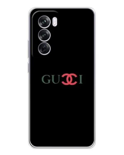 Чехол для OPPO A5 5G с картинкой «Gucci — красный градиент»
