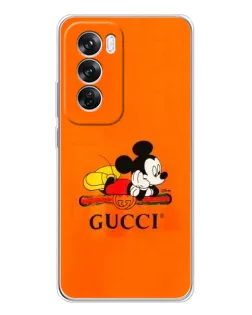 Чохол для OPPO A5 5G з картинкою «Міккі Маус Gucci — помаранч»