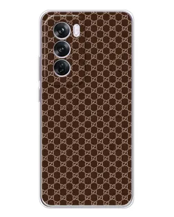 Чохол для OPPO A5 5G з картинкою «Gucci — шоколадна сітка»