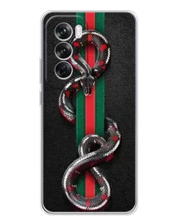Чохол для OPPO A5 5G з картинкою «Gucci — змія на смузі»