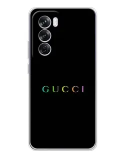 Чохол для OPPO A5 5G з картинкою «Gucci — неоновий мінімалізм»
