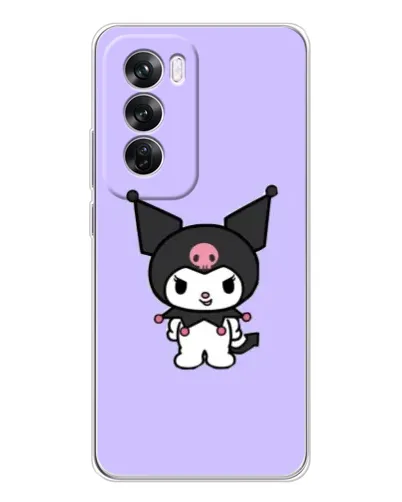 Чехол для OPPO A5 5G с картинкой «Kuromi — нежный фиолетовый»