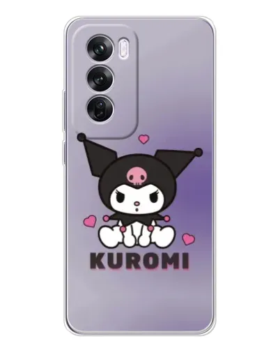 Чехол для OPPO A5 5G с картинкой «Kuromi — фиолетовый арт»