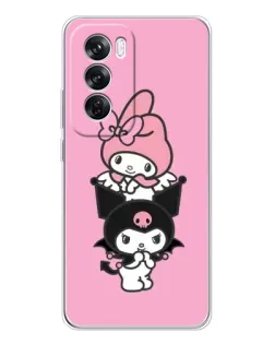 Чехол для OPPO A5 5G с картинкой «My Melody и Kuromi» Чехол для OPPO A5 5G с картинкой «My Melody и Kuromi»