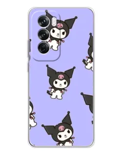 Чехол для OPPO A5 5G с картинкой «Паттерн с Kuromi» Чехол для OPPO A5 5G с картинкой «Паттерн с Kuromi»