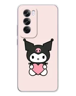 Чехол для OPPO A5 5G с картинкой «Kuromi и сердце» Чехол для OPPO A5 5G с картинкой «Kuromi и сердце»