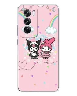 Чехол для OPPO A5 5G с картинкой «My Melody и Kuromi» Чехол для OPPO A5 5G с картинкой «My Melody и Kuromi»
