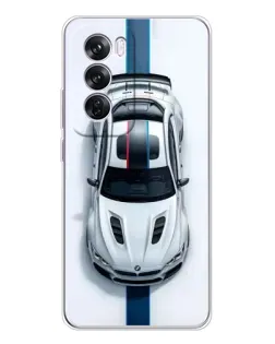 Чехол для OPPO A5 5G с картинкой «Вид сверху — BMW M»