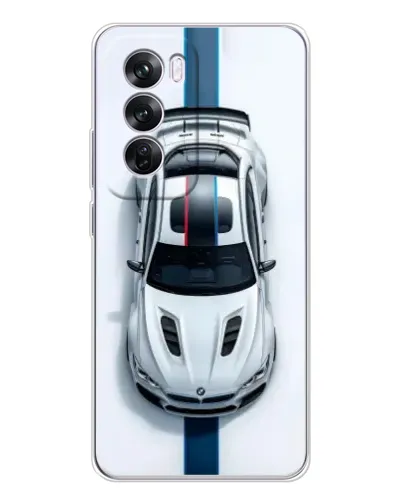 Чехол для OPPO A5 5G с картинкой «Вид сверху — BMW M»