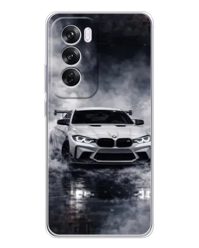 Чехол для OPPO A5 5G с картинкой «BMW сквозь туман»