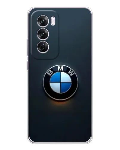 Чехол для OPPO A5 5G с картинкой «Логотип BMW — минимализм»