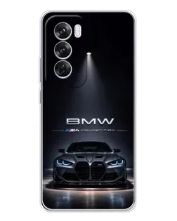 Чехол для OPPO A5 5G с картинкой «BMW сквозь ночной город»
