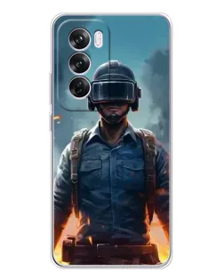 Чехол для OPPO A5 5G с картинкой «PUBG — реалистичный герой»