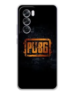 Чехол для OPPO A5 5G с картинкой «PUBG — золотой логотип»
