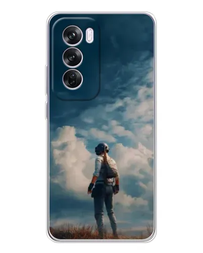 Чехол для OPPO A5 5G с картинкой «Герой PUBG на скале» Чехол для OPPO A5 5G с картинкой «Герой PUBG на скале»