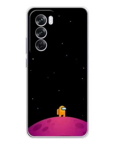 Чехол для OPPO A5 5G с картинкой «Одинокий герой на планете»
