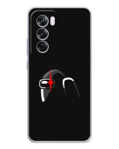 Чехол для OPPO A5 5G с картинкой «Among Us шлем»