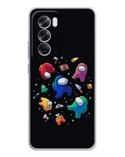 Чехол для OPPO A5 5G с картинкой «Among Us космос»