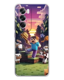 Чохол для OPPO A5 5G з картинкою «Стів на фермі»