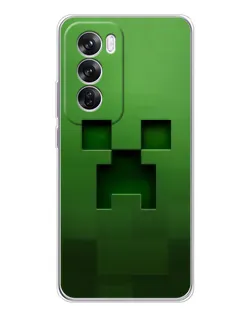 Чехол для OPPO A5 5G с картинкой «Крипер микро-дизайн»