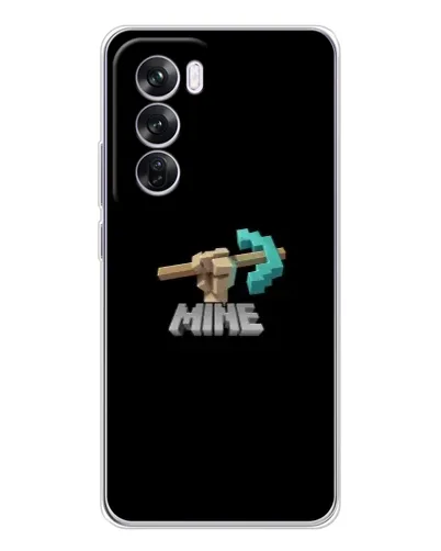 Чехол для OPPO A5 5G с картинкой «Алмазная кирка»