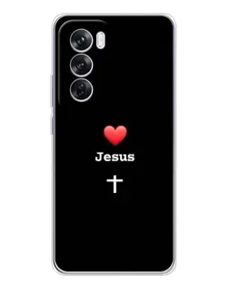 Чехол для OPPO A5 5G с картинкой «Сердце - Jesus» Чехол для OPPO A5 5G с картинкой «Сердце - Jesus»