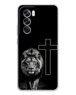 Чехол для OPPO A5 5G с картинкой «Лев и Крест» Чехол для OPPO A5 5G с картинкой «Лев и Крест»