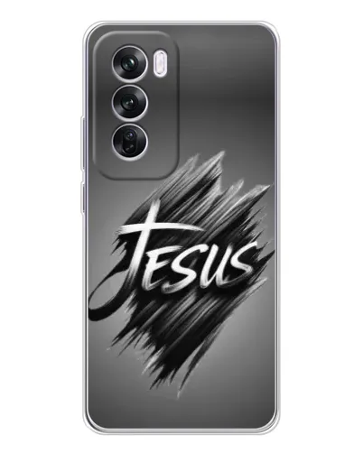 Чехол для OPPO A5 5G с картинкой «Надпись Jesus Graffiti»