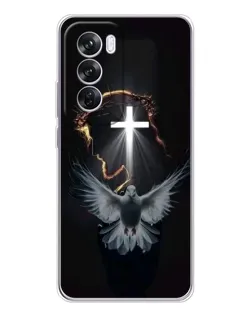 Чехол для OPPO A5 5G с картинкой «Голубь и Свет»