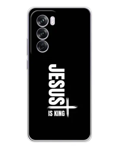 Чехол для OPPO A5 5G с картинкой «Вертикаль веры Jesus»