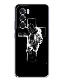 Чехол для OPPO A5 5G с картинкой «Сияющий крест Jesus»