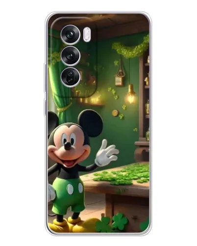 Чехол для OPPO A5 5G с картинкой «Микки в мастерской»