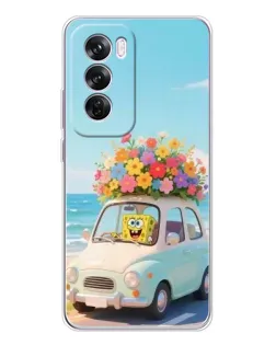 Чехол для OPPO A5 5G с картинкой «Автомобильное путешествие»