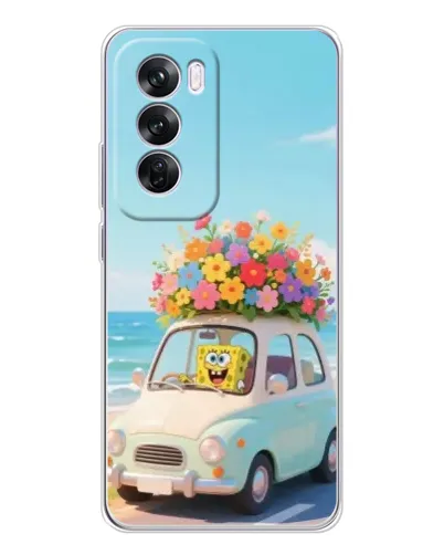 Чехол для OPPO A5 5G с картинкой «Автомобильное путешествие»