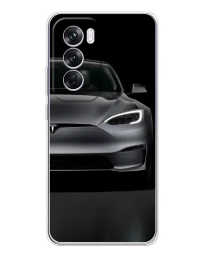 Чехол для OPPO A5 5G с картинкой «Tesla Model S Look»