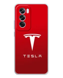Чехол для OPPO A5 5G с картинкой «Tesla Red Classic»