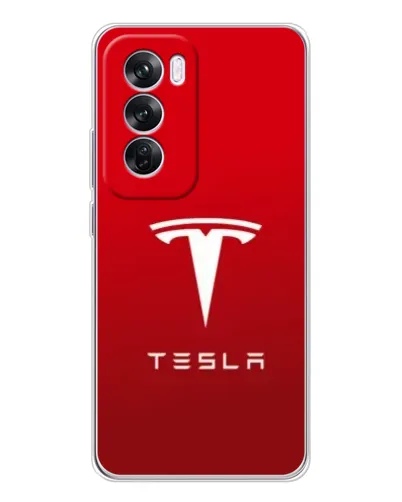 Чехол для OPPO A5 5G с картинкой «Tesla Red Classic»