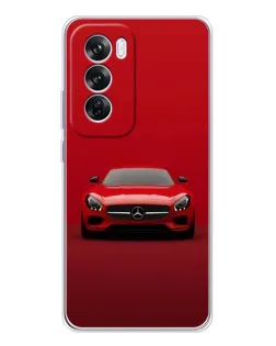 Чехол для OPPO A5 5G с картинкой «Красный Mercedes AMG»