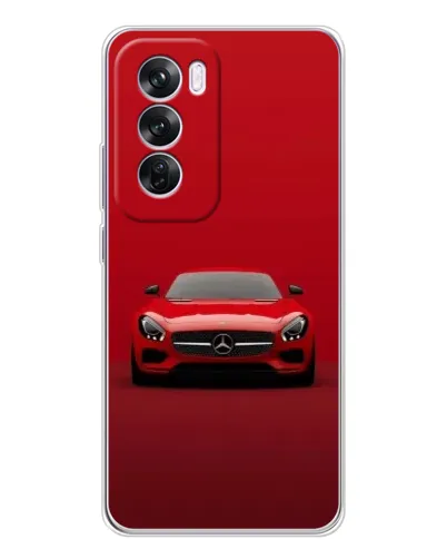 Чехол для OPPO A5 5G с картинкой «Красный Mercedes AMG»